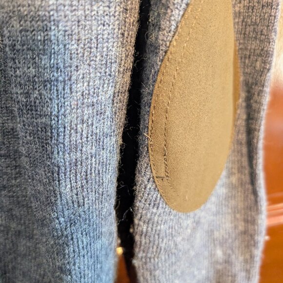 J Crew Rugged Elbow Patch Sweater - Picture 5 of 7